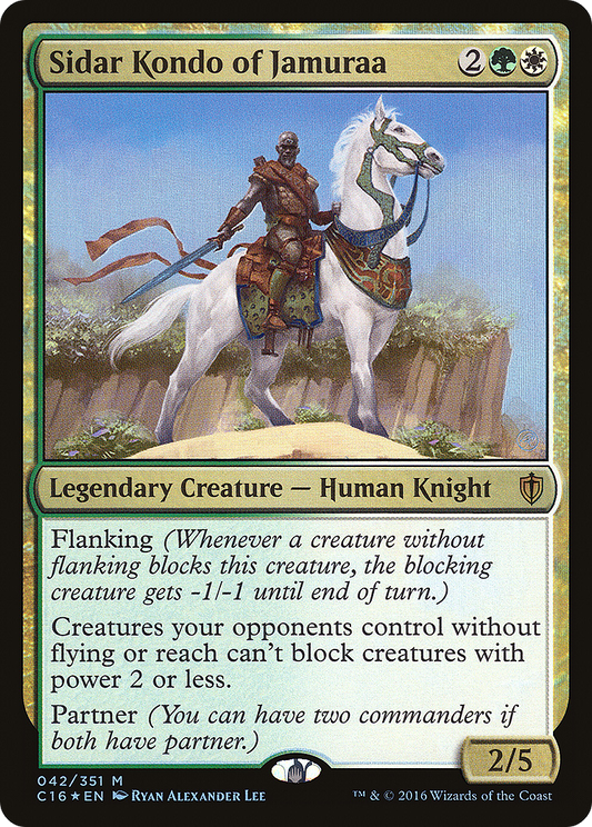 Sidar Kondo of Jamuraa (C16-042) - Commander 2016 Foil