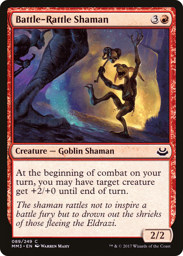 Battle-Rattle Shaman (MM3-089) - Modern Masters 2017 Foil