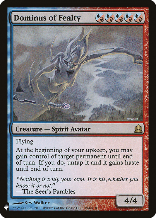 Dominus of Fealty (LIST-CMD-194) - The List