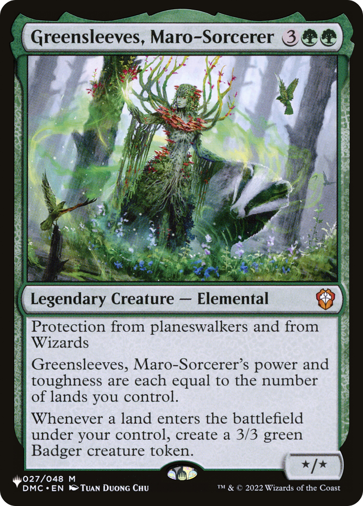Greensleeves, Maro-Sorcerer (LIST-DMC-27) - The List