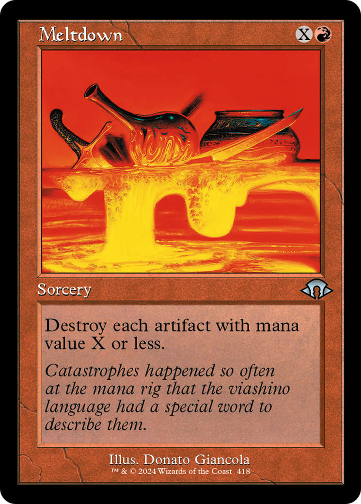 Meltdown (Retro Frame) (MH3-418) - Modern Horizons 3