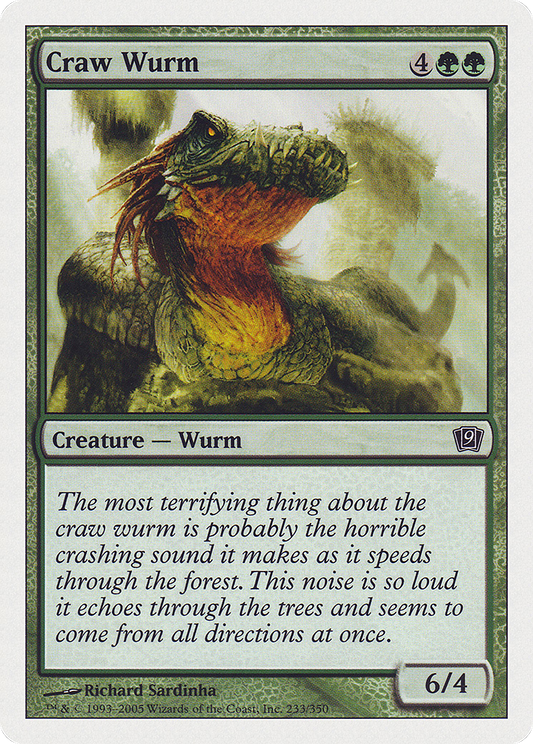 Craw Wurm (9ED-233) - Ninth Edition