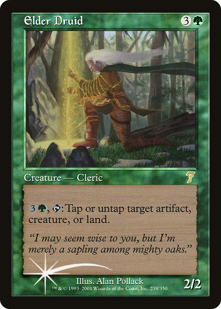 Elder Druid (7ED-238★) - Seventh Edition Foil