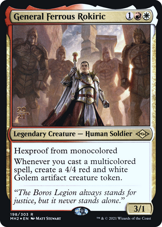 General Ferrous Rokiric (PMH2-198S) - Modern Horizons 2 Promos Foil