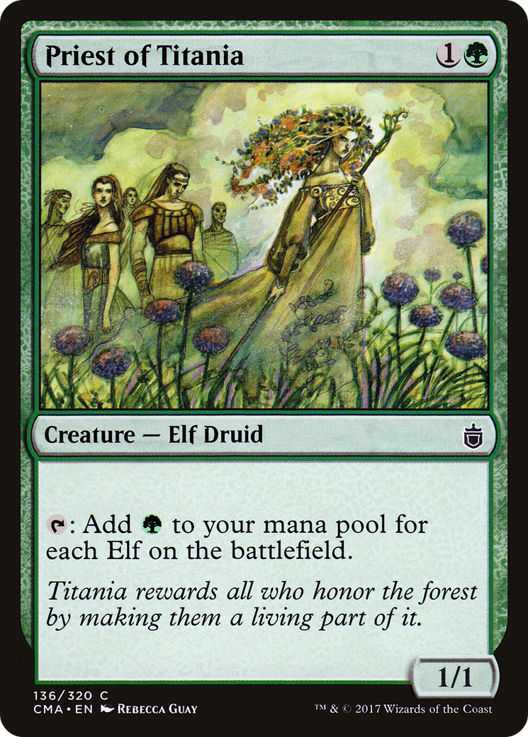 Priest of Titania (CMA-136) - Commander Anthology