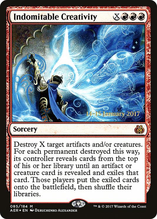 Indomitable Creativity (PAER-85S) - Aether Revolt Promos Foil