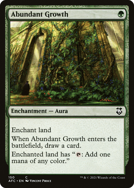 Abundant Growth (AFC-150) - Forgotten Realms Commander