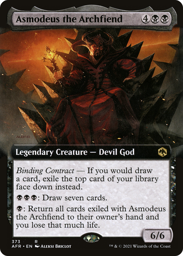 Asmodeus the Archfiend (AFR-373) - Adventures in the Forgotten Realms: (Extended Art) Foil