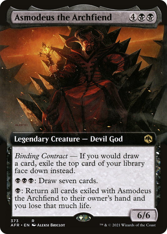 Asmodeus the Archfiend (AFR-373) - Adventures in the Forgotten Realms: (Extended Art) Foil