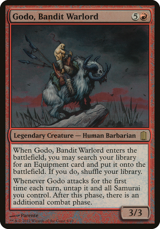 Godo, Bandit Warlord (OCM1-004) - Commander's Arsenal Oversized Foil