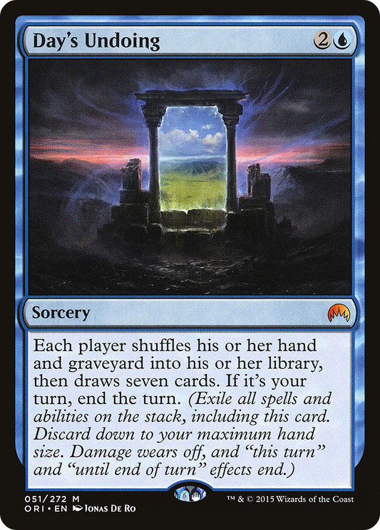 Day's Undoing (ORI-051) - Magic Origins Foil