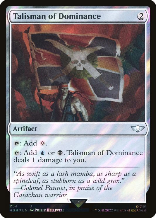 Talisman of Dominance (40K-254★) - Warhammer 40,000 Commander Foil