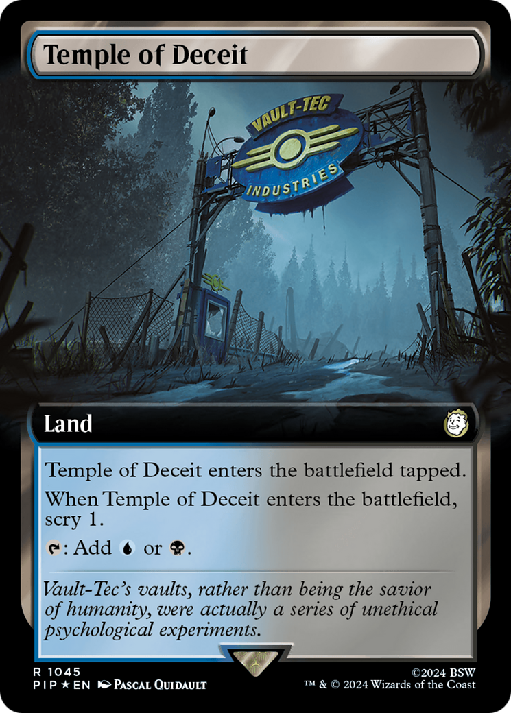 Temple of Deceit (PIP-1045) - Fallout: (Extended Art) Foil