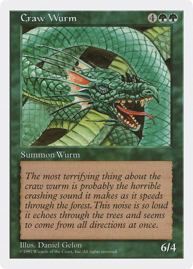 Craw Wurm (5ED-286) - Fifth Edition