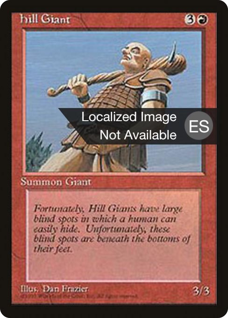 Hill Giant (4BB-201) - Fourth Edition Foreign Black Border