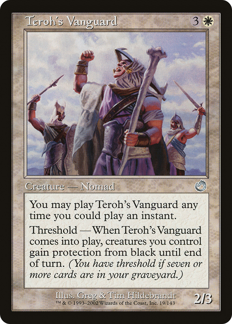 Teroh's Vanguard (TOR-019) - Torment Foil