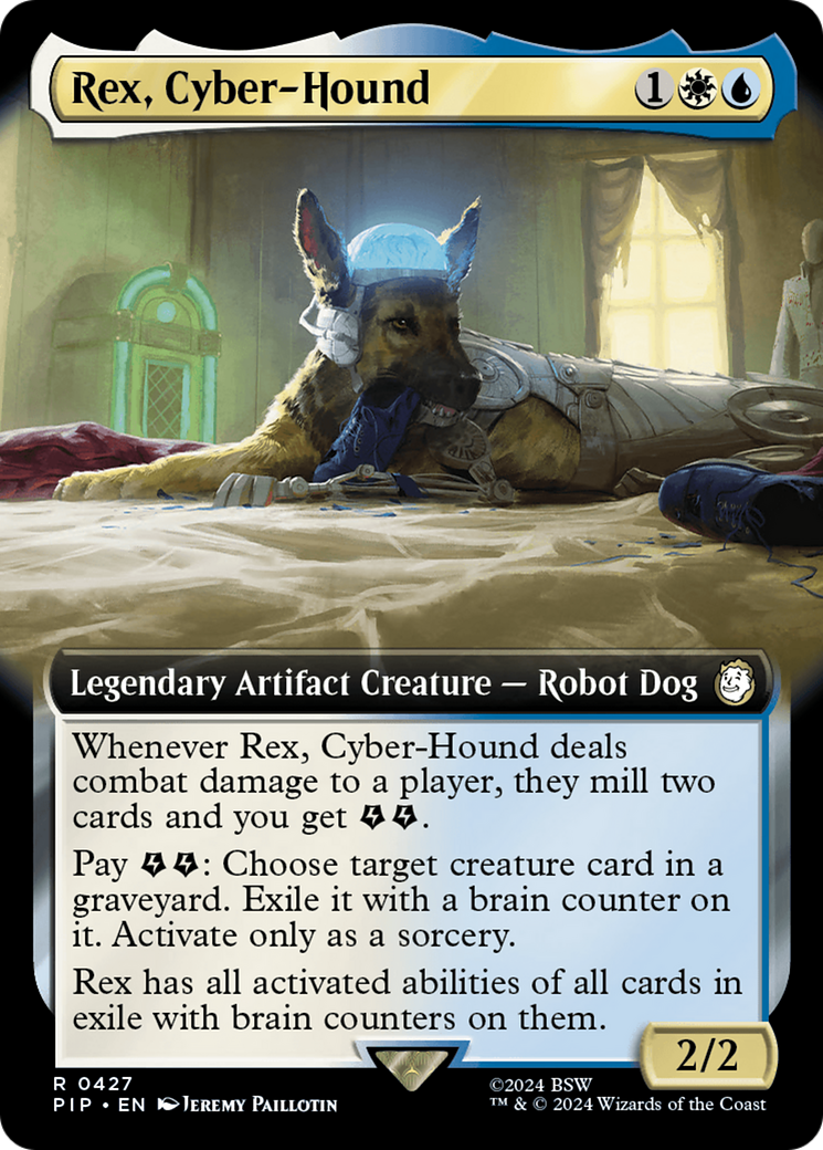 Rex, Cyber-Hound (PIP-427) - Fallout: (Extended Art) Foil