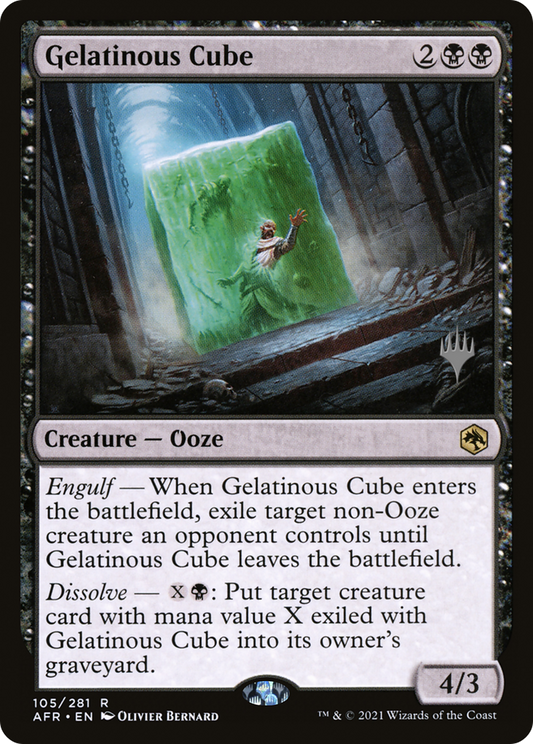 Gelatinous Cube (PPAFR-105P) - Adventures in the Forgotten Realms Promos (Promo Pack)
