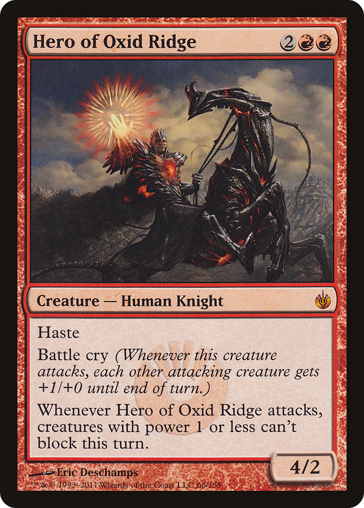 Hero of Oxid Ridge (MBS-066) - Mirrodin Besieged