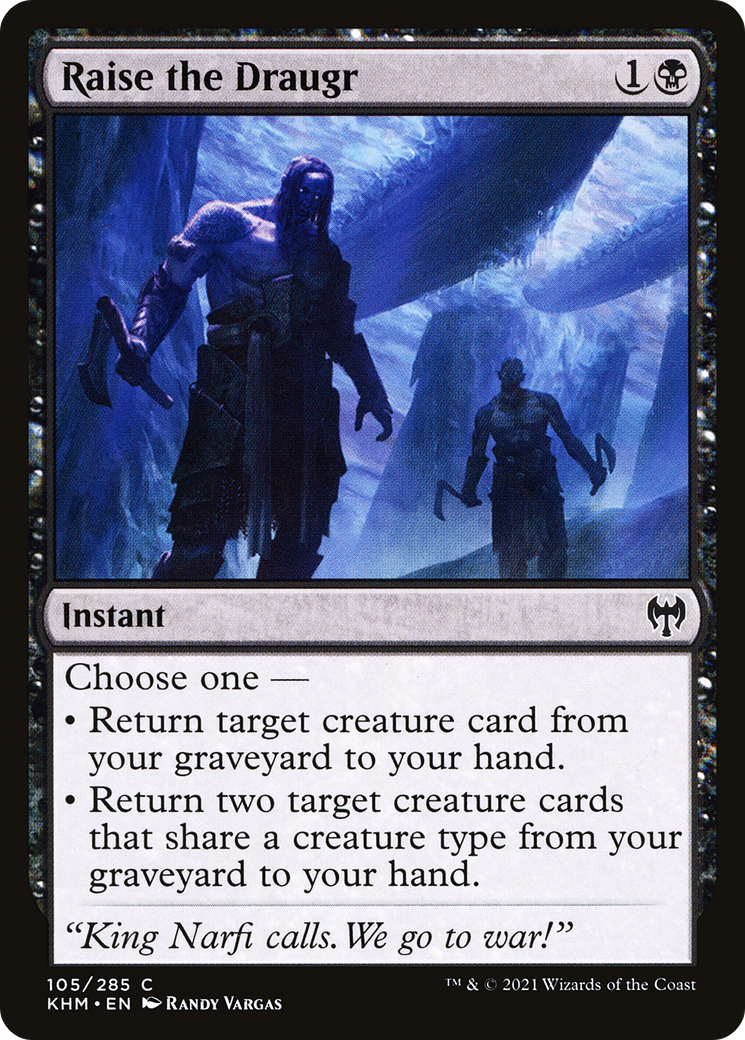Raise the Draugr  (KHM-105) - Kaldheim Foil