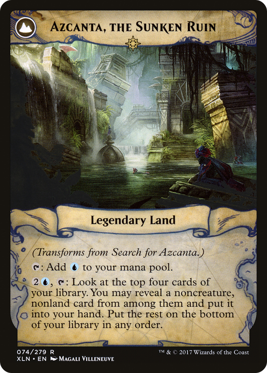 Search for Azcanta // Azcanta, the Sunken Ruin (XLN-074) - Ixalan: (compasslanddfc) Foil