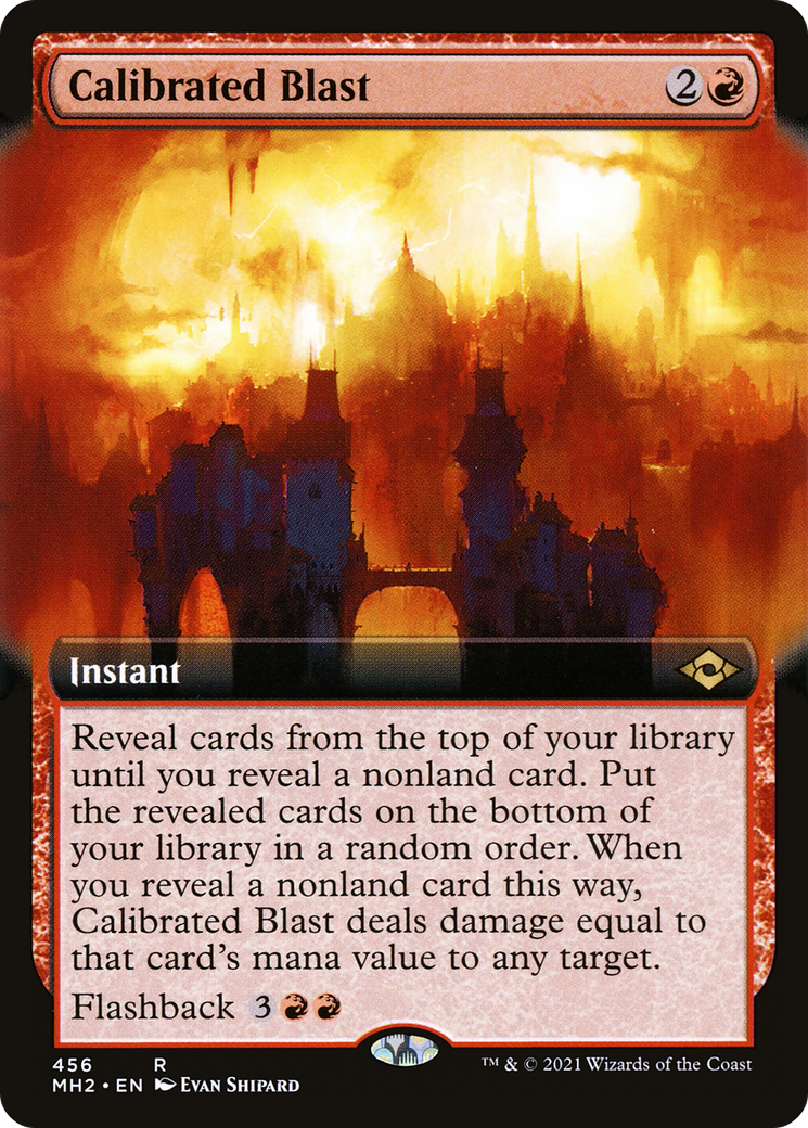 Calibrated Blast (MH2-456) - Modern Horizons 2: (Extended Art) Foil