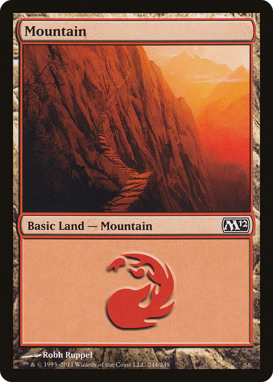 Mountain (M12-244) - Magic 2012 Foil