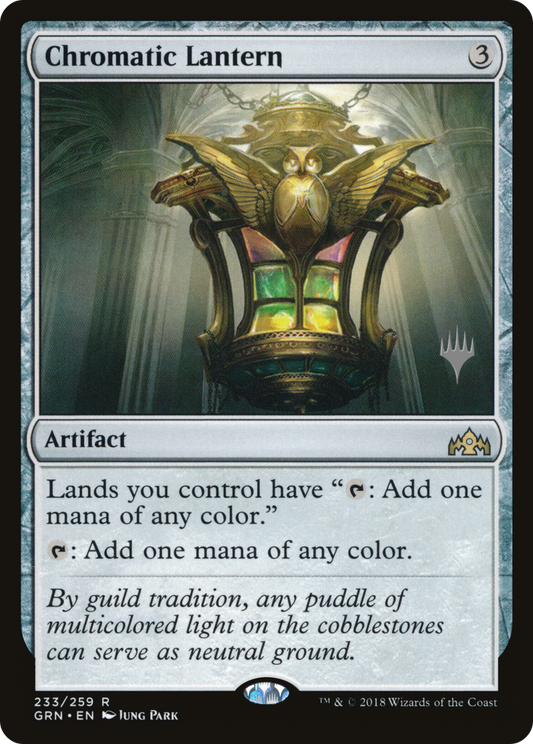 Chromatic Lantern (PGRN-233P) - Guilds of Ravnica Promos