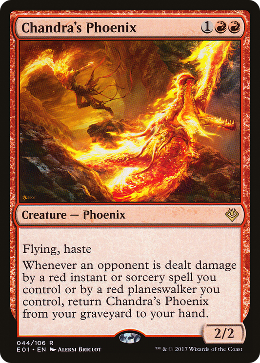 Chandra's Phoenix (E01-044) - Archenemy: Nicol Bolas