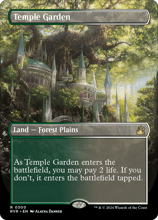 Temple Garden (RVR-300) - Ravnica Remastered (Borderless)