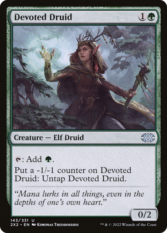 Devoted Druid (2X2-143) - Double Masters 2022