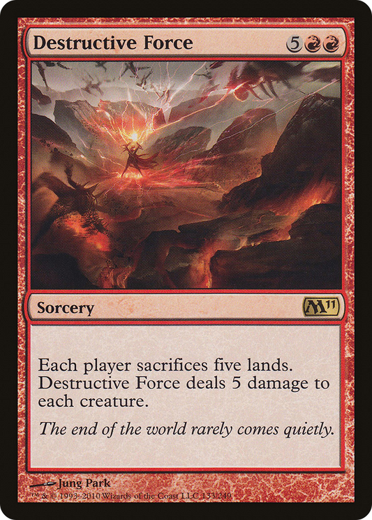 Destructive Force (M11-133) - Magic 2011 Foil