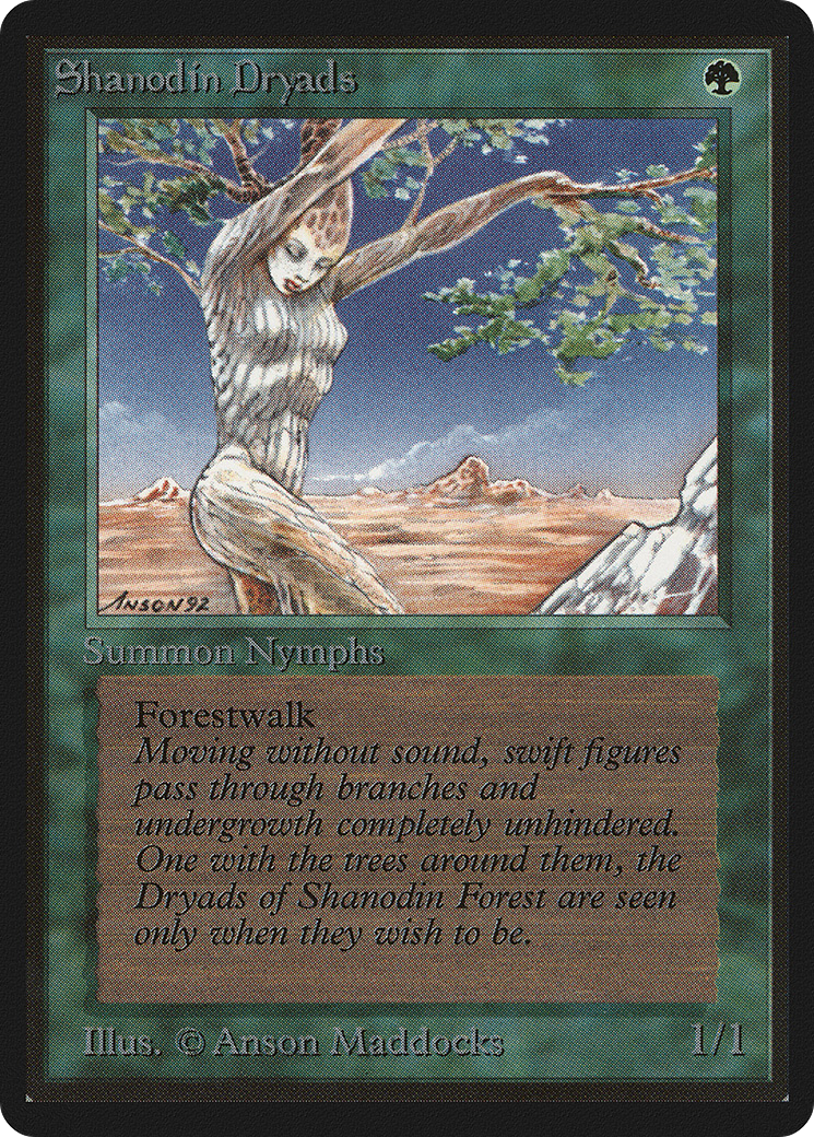 Shanodin Dryads (LEB-217) - Limited Edition Beta