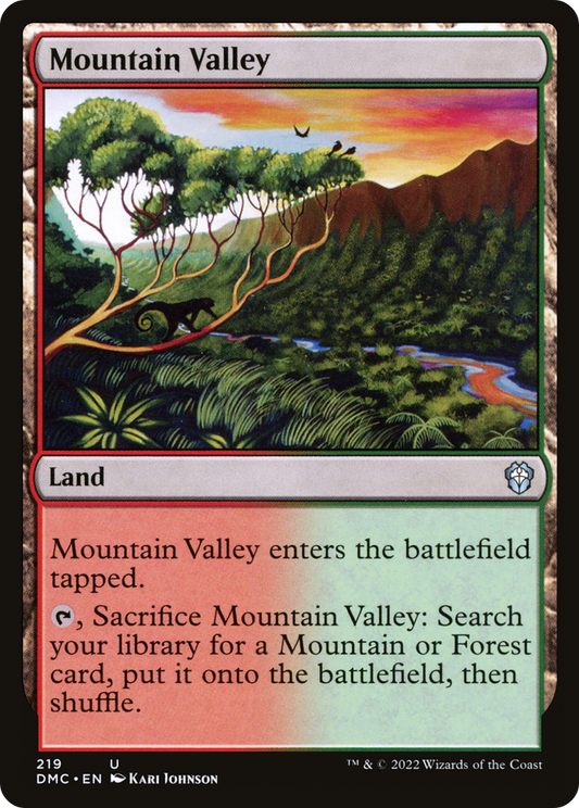 Mountain Valley (DMC-219) - Dominaria United Commander