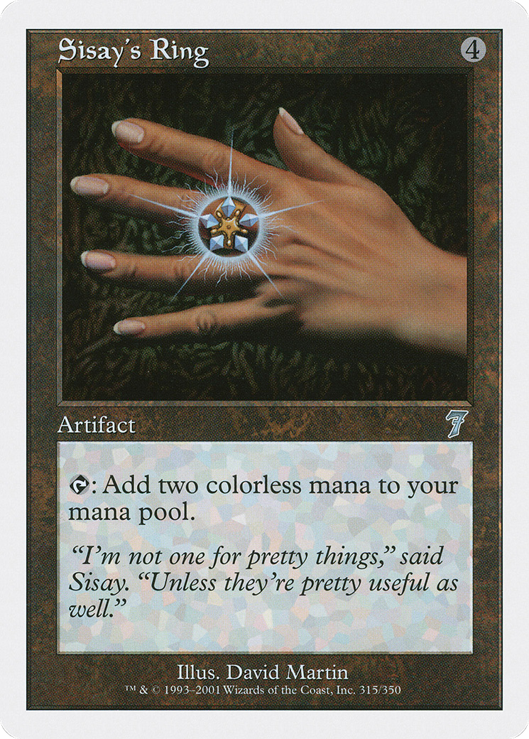 Sisay's Ring (7ED-315) - Seventh Edition