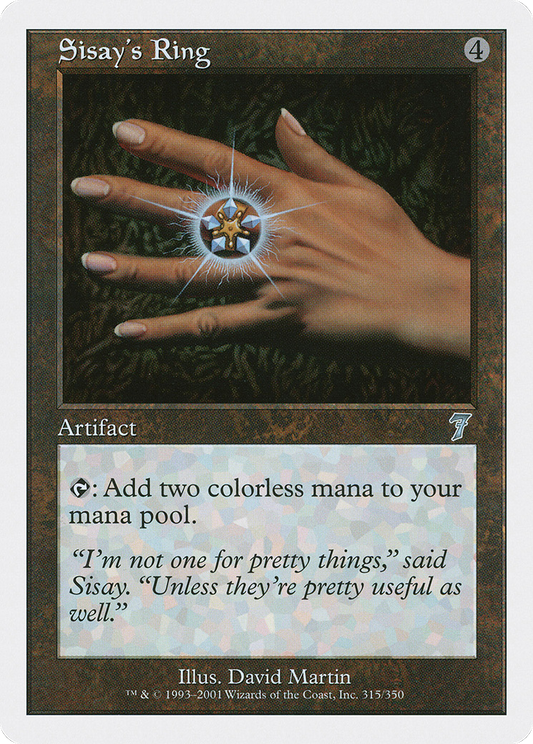 Sisay's Ring (7ED-315) - Seventh Edition