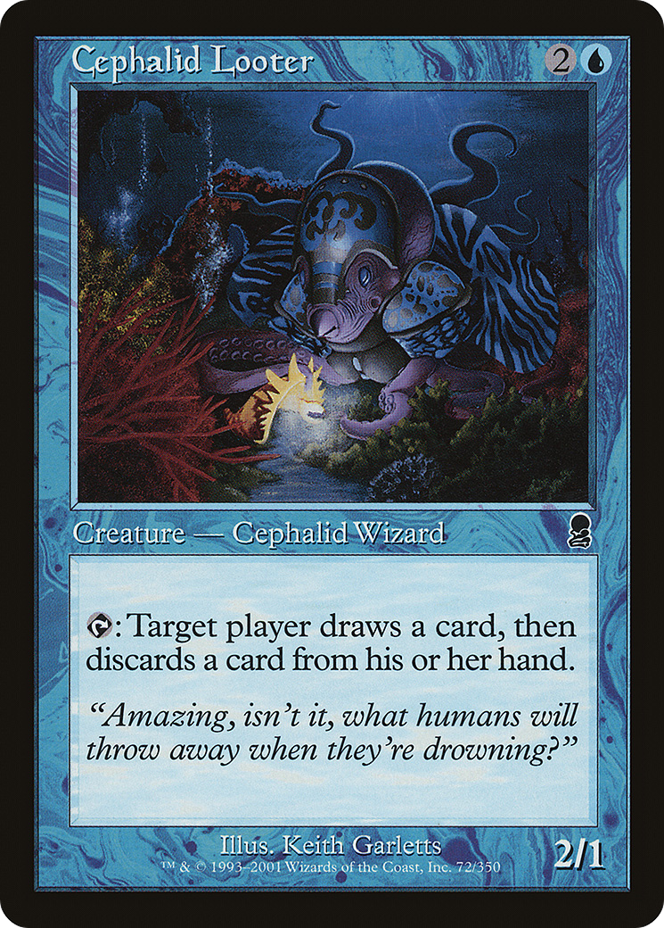 Cephalid Looter (ODY-72†) - Odyssey Foil