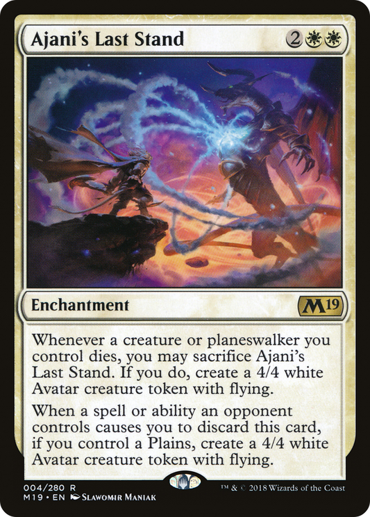 Ajani's Last Stand (M19-004) - Core Set 2019