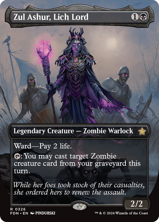 Zul Ashur, Lich Lord (FDN-326) - Foundations (Borderless)