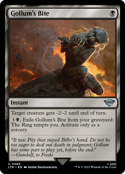 Gollum's Bite (LTR-085) - The Lord of the Rings: Tales of Middle-earth Foil
