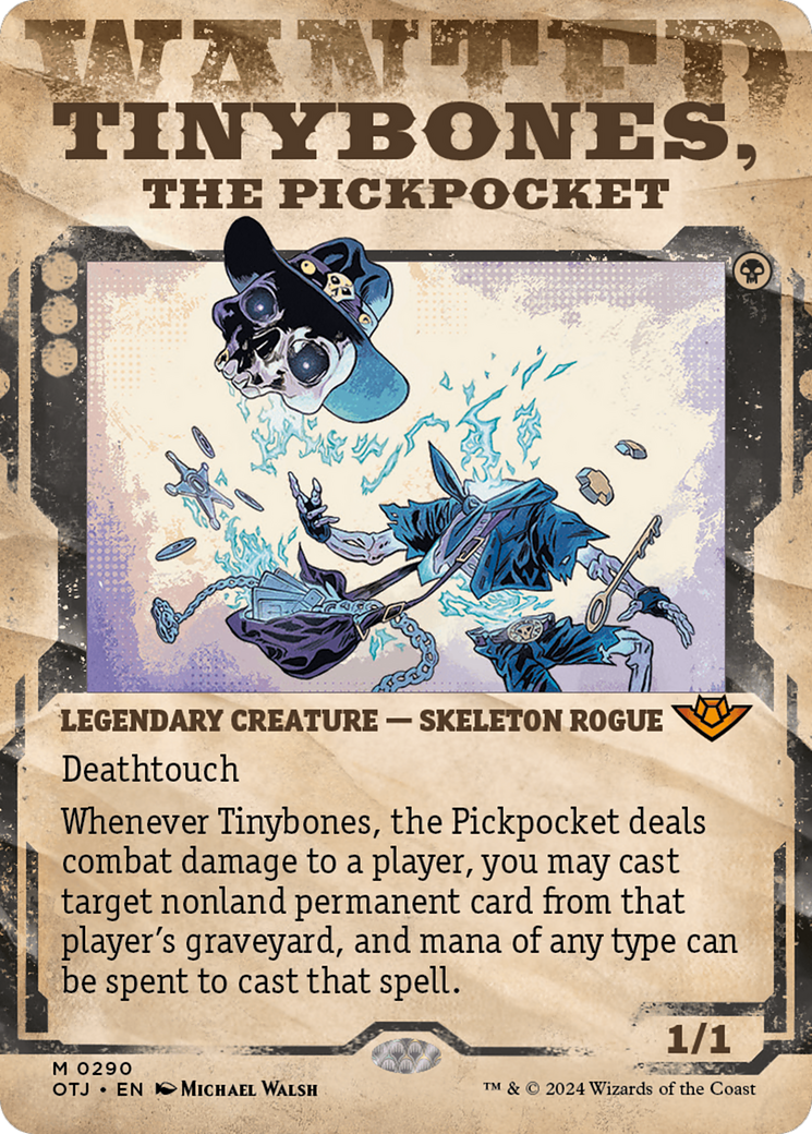 Tinybones, the Pickpocket (OTJ-290) - Outlaws of Thunder Junction: (Showcase) (Borderless)