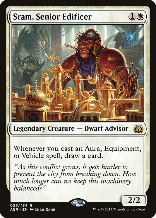 Sram, Senior Edificer (AER-023) - Aether Revolt Foil