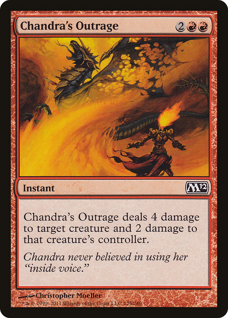 Chandra's Outrage (M12-125) - Magic 2012