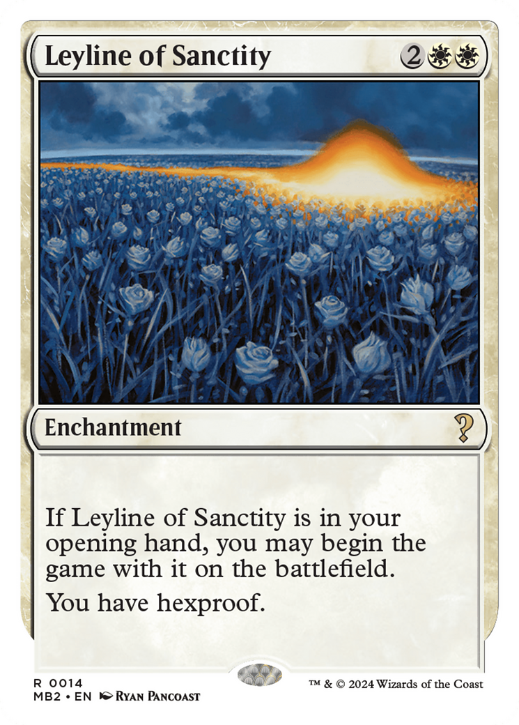 Leyline of Sanctity (MB2-014) - Mystery Booster 2