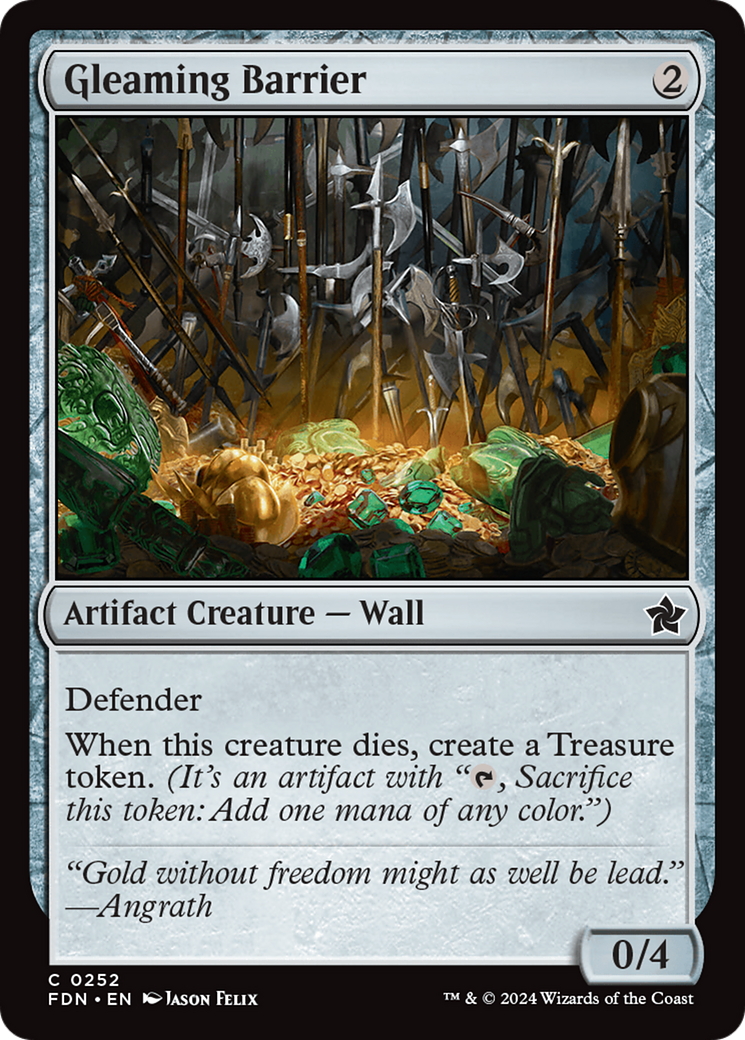 Gleaming Barrier  (FDN-252) - Foundations