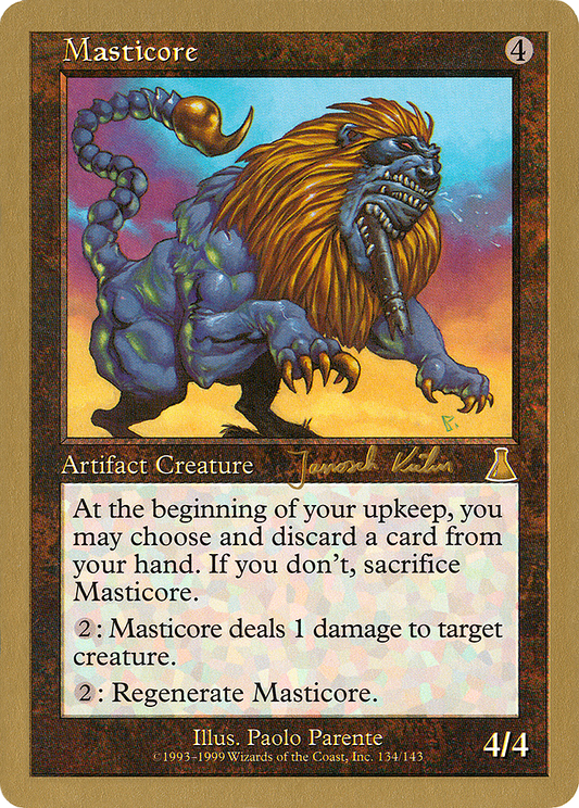 Masticore (WC00-JK134) - World Championship Decks 2000