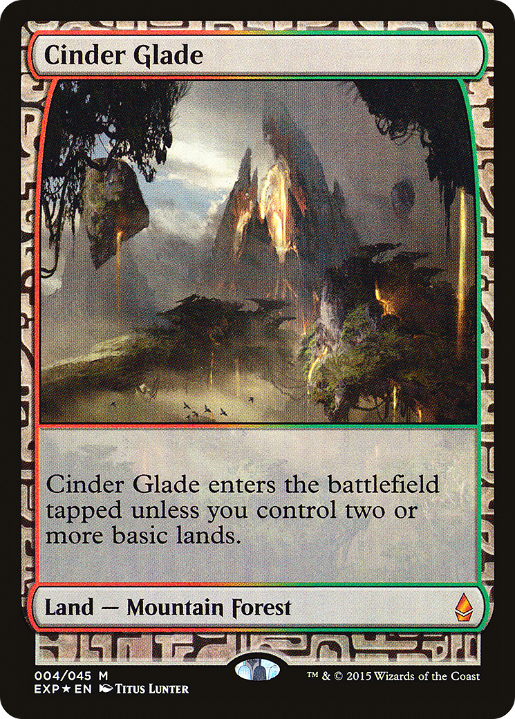 Cinder Glade (EXP-004) - Zendikar Expeditions Foil