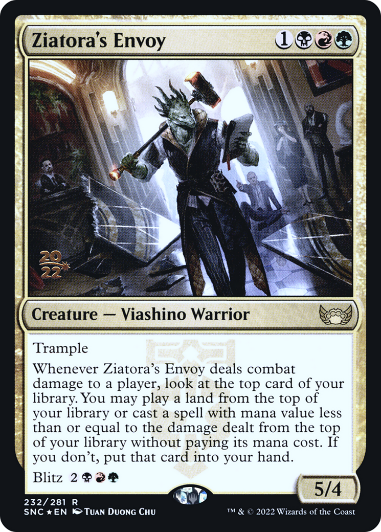 Ziatora's Envoy (PSNC-232S) - Streets of New Capenna Promos Foil