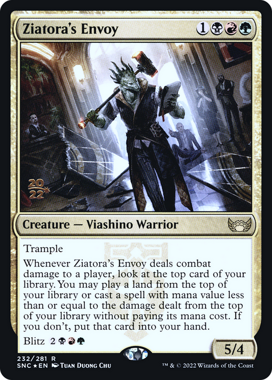 Ziatora's Envoy (PSNC-232S) - Streets of New Capenna Promos Foil