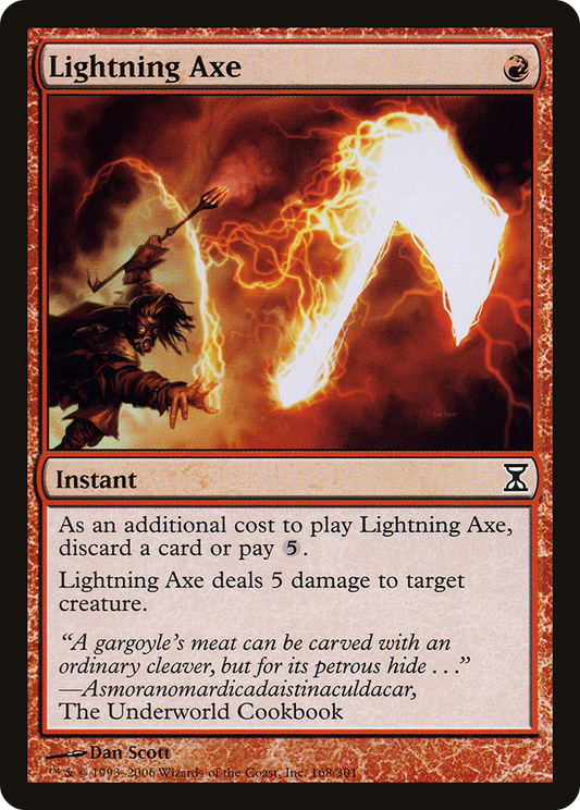 Lightning Axe (TSP-168) - Time Spiral Foil